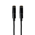 3-Pole Audio Splitter Cable - Black - Image 2