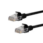 Cat6 UTP Fly Lead Ethernet Network Cable 50cm – Black