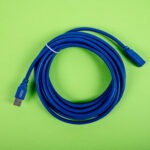 USB 3.0 Extension Cable 5m - Blue - Image 5