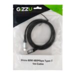 GIZZU 60W 480Mbps Type-C 2m Cable - Image 4