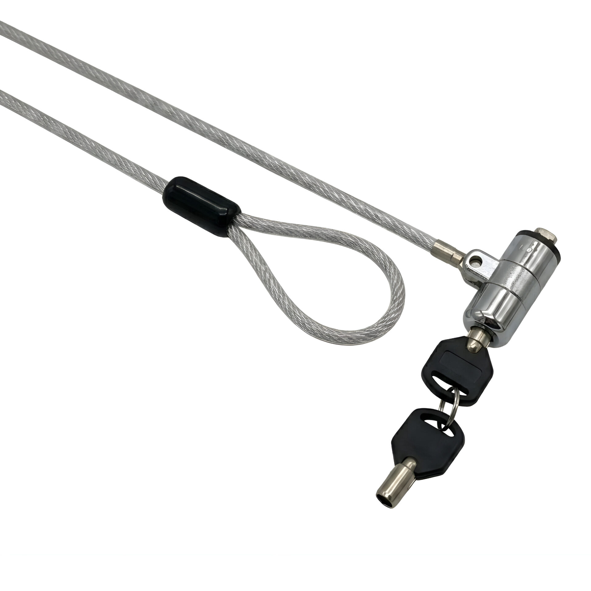 1.8m T-Bar Laptop Cable Lock Master Key Compatible - Gizzu